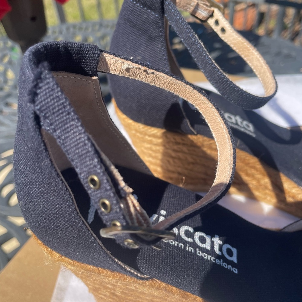 VISCATA ESTARTIT CANVAS ESPADRILLE WEDGES - Picture 6 of 7